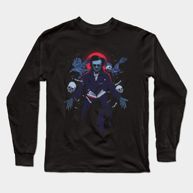 The Horror Master Long Sleeve T-Shirt by hafaell